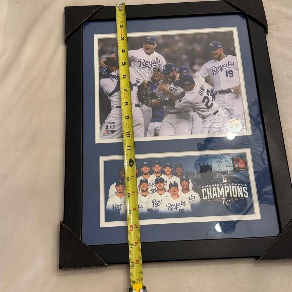 NEW! Framed 2014 Kansas City Royals Championship Photo Collage